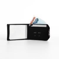 Портмоне мужское на магните, отдел для купюр, карт, монет, цвет чёрный Портмоне мужское на магните, отдел для купюр, карт, монет, цвет чёрный