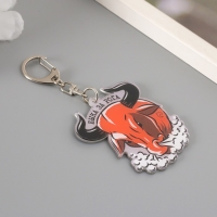 Брелок акрил "Быка за рога" 5,4х5,7 см Брелок акрил "Быка за рога" 5,4х5,7 см