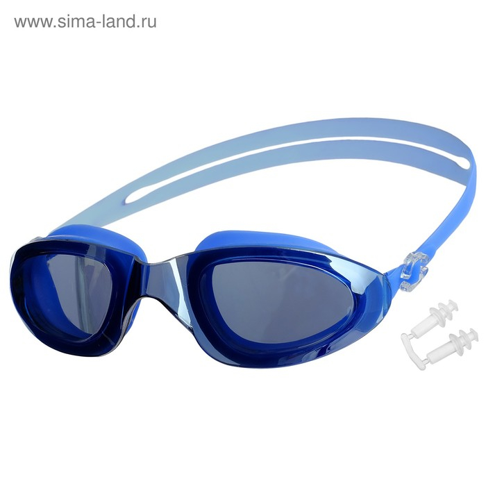 Очки для плавания ONLYTOP, беруши, цвета МИКС Очки для плавания ONLYTOP, беруши, цвета МИКС