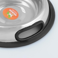 Миска с нескользящим основанием округлая с ручкой, 470 мл Миска с нескользящим основанием округлая с ручкой, 470 мл