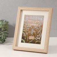 Фоторамка МДФ на 1 фото 13х18 см с паспарту "Феличита" светлое дерево 2х23х28 см Фоторамка МДФ на 1 фото 13х18 см с паспарту "Феличита" светлое дерево 2х23х28 см