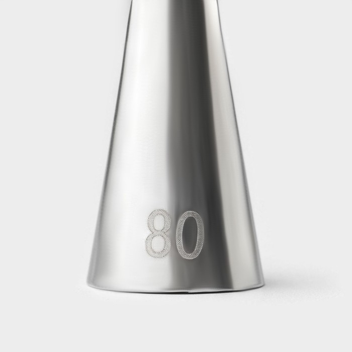 Насадка кондитерская KONFINETTA, d=1,8 см, № 80 Насадка кондитерская KONFINETTA, d=1,8 см, № 80