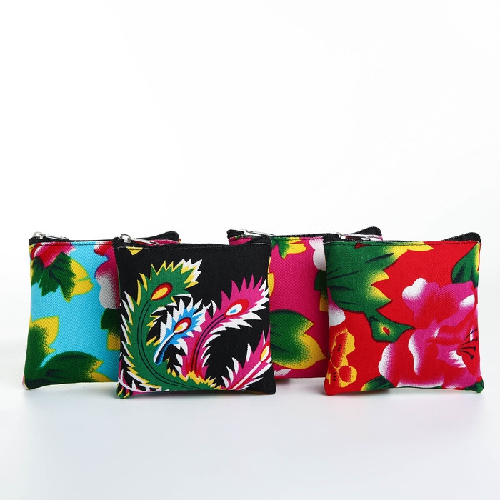 Кошелёк женский на молнии, цвет МИКС