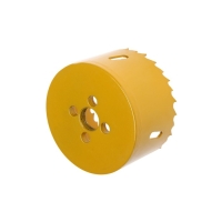 Коронка биметаллическая ТУНДРА, 73 мм, M16 с дополнительной фиксацией Коронка биметаллическая ТУНДРА, 73 мм, M16 с дополнительной фиксацией