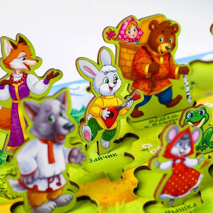Рамка - вкладыш развивающая 3Д &laquo;Сказки&raquo;