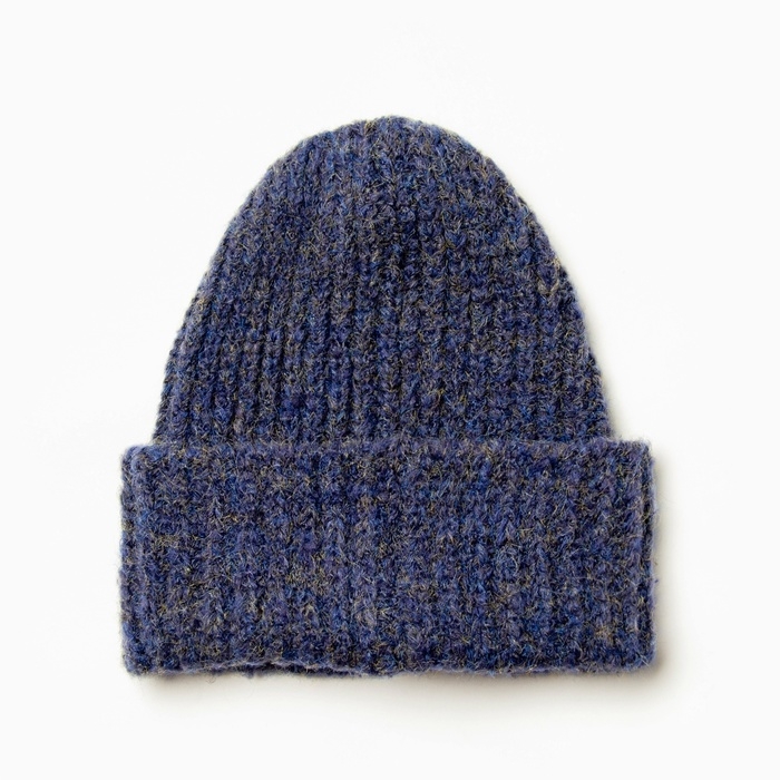 Шапка женская MINAKU овер one size 52-58 синий Шапка женская MINAKU овер one size 52-58 синий