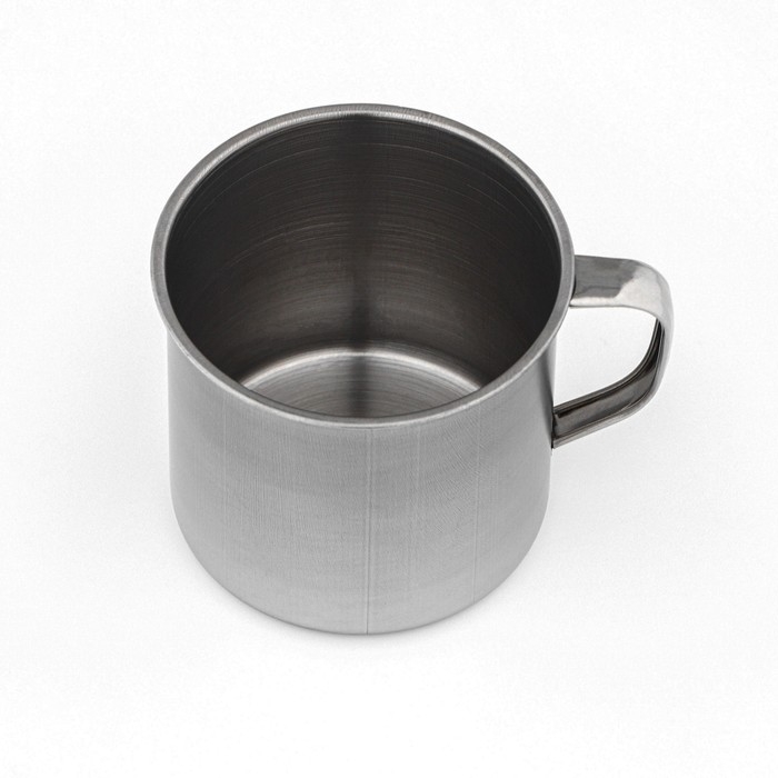 Кружка из нержавеющей стали &laquo;Мэйли&raquo;, 550 мл, d=9,5 см, цвет хромированный