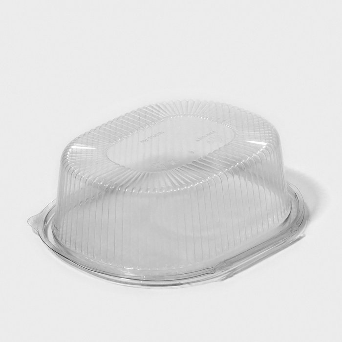 Контейнер пластиковый одноразовый с неразъёмной крышкой ПР-РКС-500, 500 мл, 15,9&times;13&times;5,5 см, 10 шт/уп.