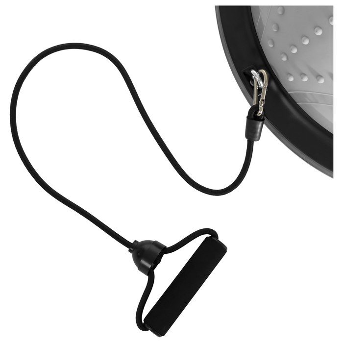 Полусфера BOSU гимнастическая, массажная, с насосом, 46х20 см, цвет серый Полусфера BOSU гимнастическая, массажная, с насосом, 46х20 см, цвет серый