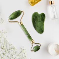 Массажер для лица, гуаша набор &laquo;Самой нежной&raquo;, 14 х 20 см, кальцит и серпенти