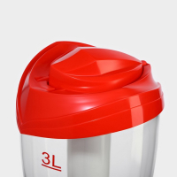 Башня пивная &laquo;Вавилон&raquo;, 3 л, цвет красный