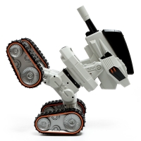 Танк &laquo;Луноход&raquo;, радиоуправление, звук, стреляет гелевыми пулями, белый