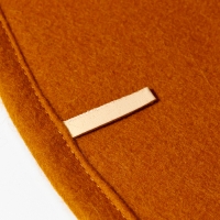 Премиальная шапка для бани из шерсти альпаки, мериноса и шелка, терракот Премиальная шапка для бани из шерсти альпаки, мериноса и шелка, терракот