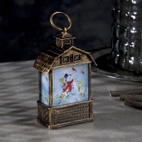 Светодиодная фигура &laquo;Снеговик и звери&raquo; 7.5 &times; 14 &times; 4.2 см, пластик, батарейки AG13х3 (в комплекте), свечение тёплое белое