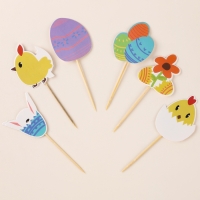 Шпажки &laquo;Пасха&raquo;, набор 6 шт.