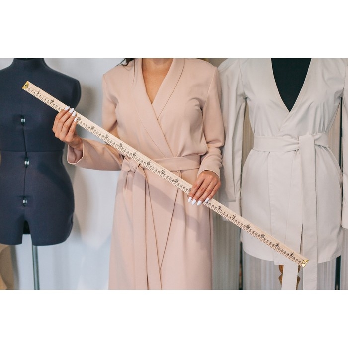 Метр деревянный, 100 см (см/дюймы) Метр деревянный, 100 см (см/дюймы)