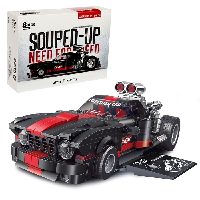 Конструктор Гонка «Судный день», 650 деталей Конструктор Гонка «Судный день», 650 деталей