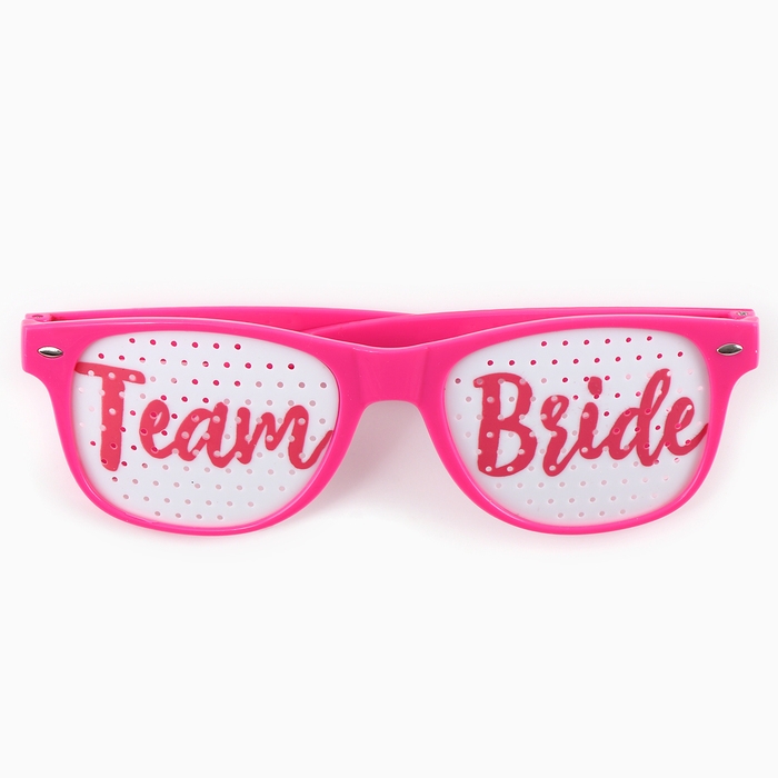 Очки для девичника Team bride, карнавальный аксессуар