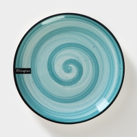 Тарелка керамическая Elrington &laquo;Аэрограф. Мятный бриз&raquo;, d=19 см