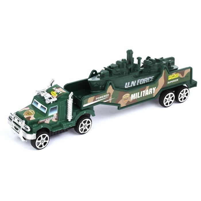 Грузовик инерционый «Военный», цвета МИКС Грузовик инерционый «Военный», цвета МИКС