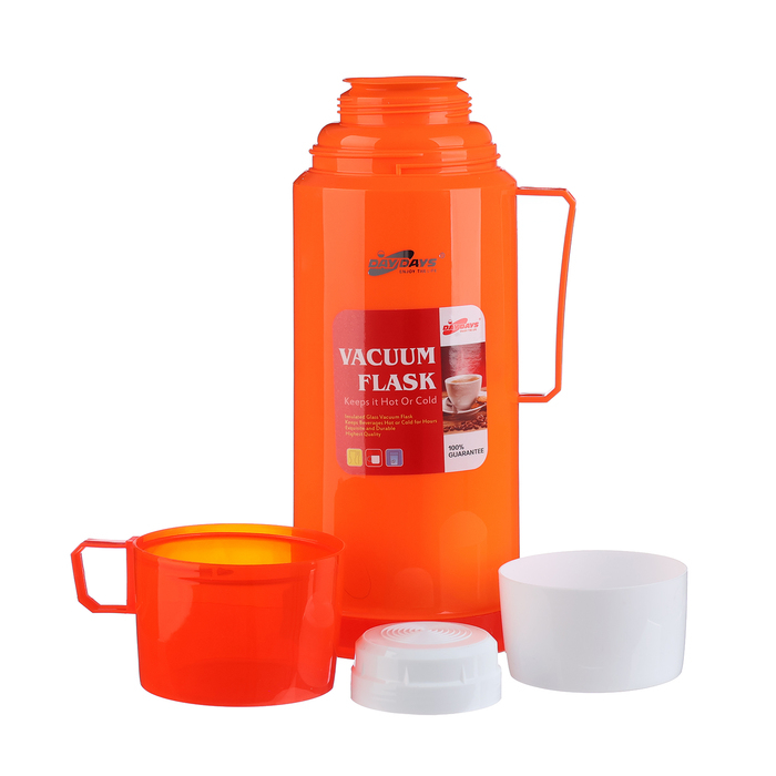 Термос 1 л, со стеклянной колбой, сохраняет тепло 8 ч, 13 х 28 см, оранжевый Термос 1 л, со стеклянной колбой, сохраняет тепло 8 ч, 13 х 28 см, оранжевый