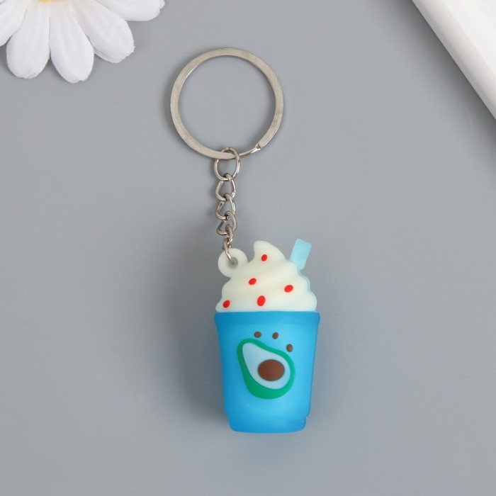 Брелок резина Брелок резина "Фруктовый лимонад" МИКС 4,7х3х3 см