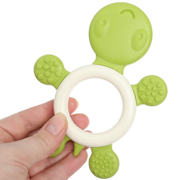 Прорезыватель силиконовый «Черепашка», цвет МИКС, Крошка Я Прорезыватель силиконовый «Черепашка», цвет МИКС, Крошка Я