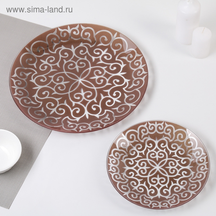 Сервиз столовый &laquo;Восток&raquo;, 7 предметов: d=30 см - 1 шт, d=20 см - 6 шт