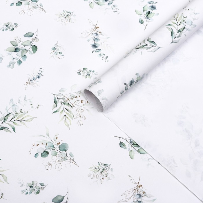 Бумага упаковочная,глянцевая Бумага упаковочная,глянцевая "Легкость настроения", 70 х 100 см, 1 лист