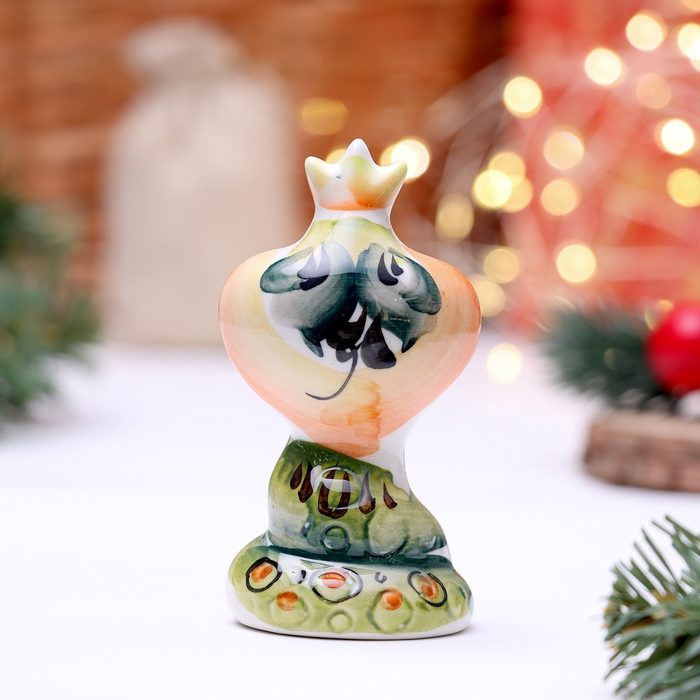 Новый год. Сувенир символ года кобра &laquo;Царевна&raquo;, гжель, цвет