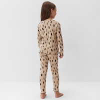 Пижама детская (лонгслив и брюки) KAFTAN "Елки" р.36 (134-140)