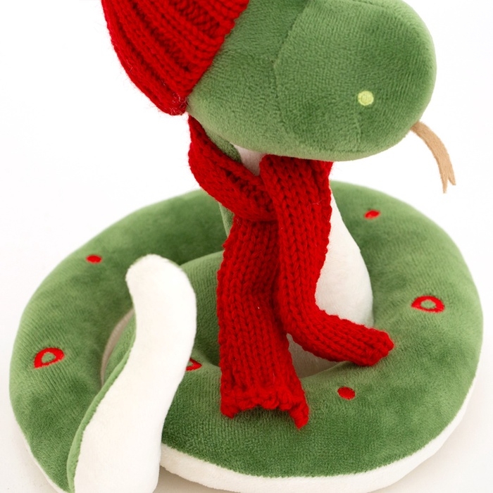 Новый год! Мягкая игрушка &laquo;Змей Сёма&raquo;, в красной шапке, 20 см