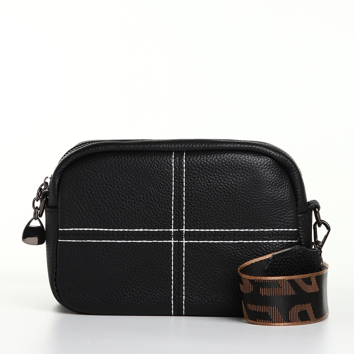 Сумка женская на молнии, цвет чёрный Сумка женская на молнии, цвет чёрный