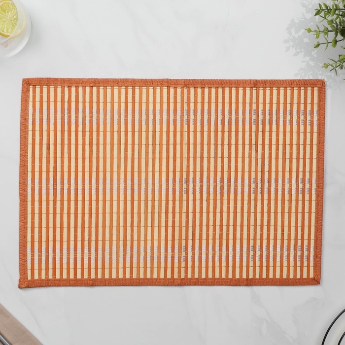 Салфетка сервировочная на стол «Кант», 44×30 см, цвет бежевый Салфетка сервировочная на стол «Кант», 44×30 см, цвет бежевый