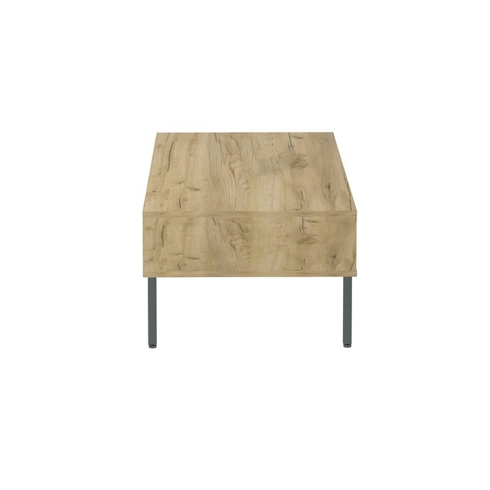 Стол журнальный Chicago, 100х50х35 см, дуб крафт золотой, чёрный