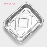 Форма для запекания из фольги Доляна, 32&times;26&times;5 см