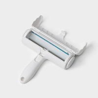 Щётка для удаления волос и шерсти Доляна, 19×18,5×5,5 см, цвет белый Щётка для удаления волос и шерсти Доляна, 19×18,5×5,5 см, цвет белый