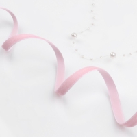 Лента бархатная, 10 мм, 18 &plusmn; 1 м, цвет розовый №08