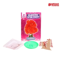 Набор для выращивания кристалла &laquo;Волшебное дерево&raquo;, цвет красный