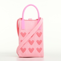 Сумка на кнопке &laquo;Выбражулька&raquo;, цвет розовый