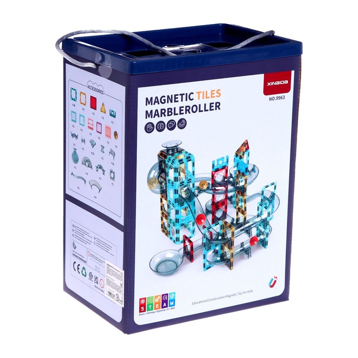 Конструктор магнитный марблс &laquo;Магический лабиринт&raquo;, 100 деталей