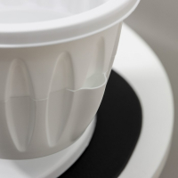 Кашпо многоярусное «Каскад», 3 шт, 700 мл, цвет белый Кашпо многоярусное «Каскад», 3 шт, 700 мл, цвет белый