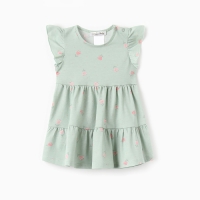 Платье для девочки, цвет зелёный, рост 80 см (9-12 мес) Платье для девочки, цвет зелёный, рост 80 см (9-12 мес)
