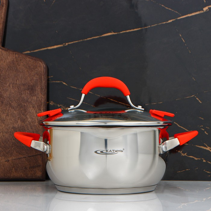 Кастрюля &laquo;Аврора&raquo;, 3 л, d=20 см, капсульное дно, индукция