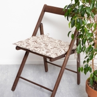 Сидушка на стул Доляна Forest dwellers 42х42 см, 100% хлопок, рогожка 164 г/м2 Сидушка на стул Доляна Forest dwellers 42х42 см, 100% хлопок, рогожка 164 г/м2