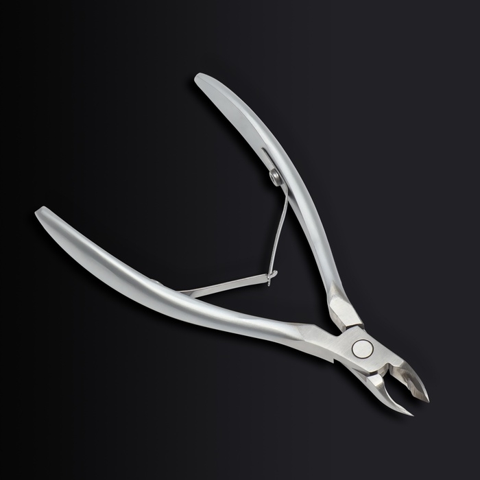 Кусачки маникюрные для кутикулы «Premium satin», матовые, двойная пружина, 12 см, длина лезвия - 6 мм, цвет серебристый Кусачки маникюрные для кутикулы «Premium satin», матовые, двойная пружина, 12 см, длина лезвия - 6 мм, цвет серебристый