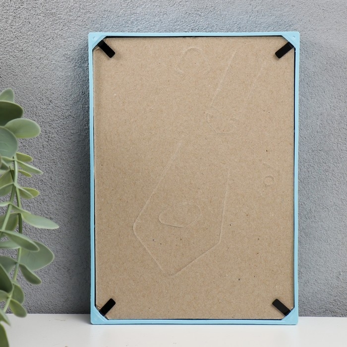 Фоторамка пластик L-4 10х15 см, голубой