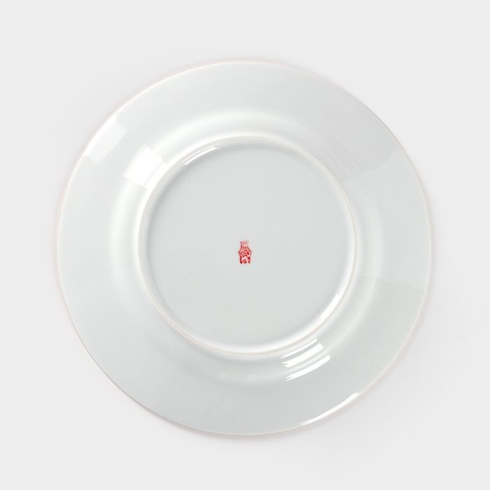 Тарелка фарфоровая &laquo;Мадонна&raquo;, d=24 см, белая