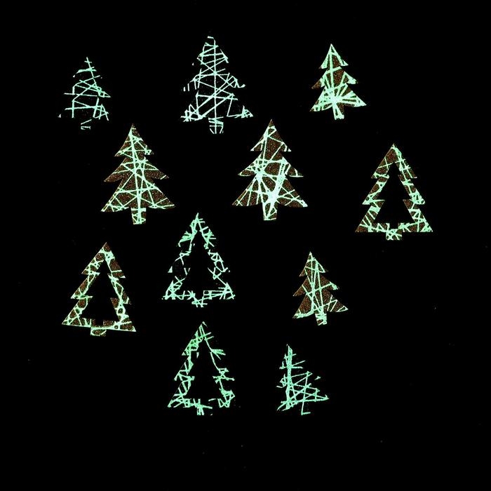 Новогодний декор с подсветкой «Ёлочка», набор 12 шт. Новогодний декор с подсветкой «Ёлочка», набор 12 шт.