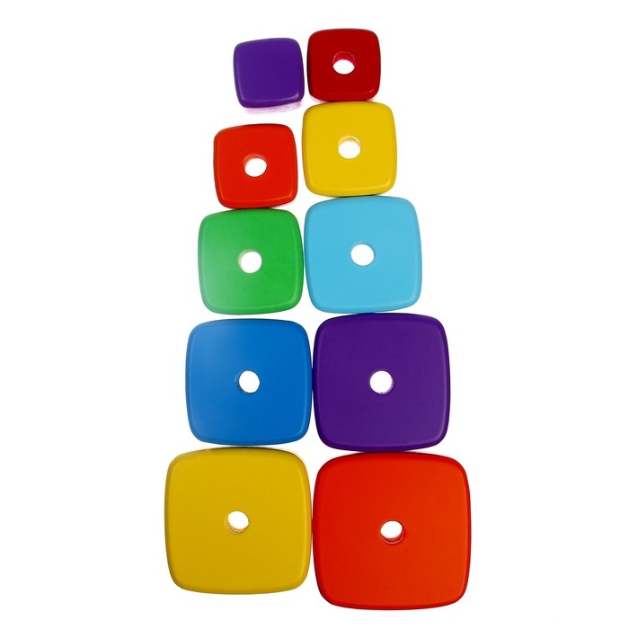 Пирамидка деревянная большая &laquo;Квадрат&raquo;